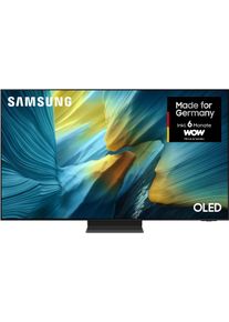 Samsung OLED-Fernseher "GQ55S95FAT OLED-Fernseher", Energieeffizienz: G, schwarz, 55 &Prime;, Fernseher, HDR Pro & Glare Free, Dolby Atmos & AI Sound, Gaming Hub, bis zu 165Hz, OLED-Fernseher