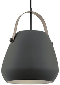 Eglo Pendelleuchte "BEDNALL", grau (grau, schwarz), 1, &Oslash; 29cm H: 110cm, 1 Stk., Leuchten, H&auml;ngeleuchte, dimmbar, Smart Home, Farbwechsel, Pendelleuchte