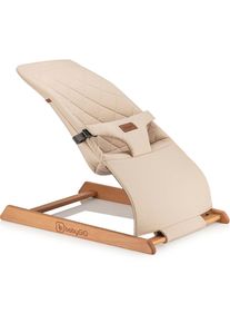 Babywippe BABYGO "Skippy", Baby, beige, Baumwolle, Holzwerkstoff, Metall, Babywippen Babywippe, Made in Europe