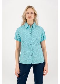 Outdoorbluse DEPROC Active "SUDBURY II WOMEN", Damen, Gr. 36/38 (M), blau (air, navy), Web, 95% Polyester, 5% Elasthan, regular fit, Blusen Outdoorbluse, auch in Gro&szlig;en Gr&ouml;&szlig;en erh&auml;ltlich