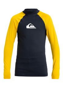 Neopren Shirt Quiksilver "Everyday", Kinder, Gr. 12, schwarz navy, solar power, Obermaterial:84% Microfaser, 16% Elasthan;, Shirts Neopren Shirt