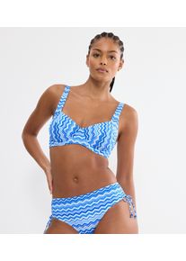 B&uuml;gel-Bikini-Top Triumph "Mix & Match Summer W pt", Damen, Gr. 44, Cup C, blau (blau, light combination), Microfaser, Obermaterial: 77% Polyamid, 23% Elasthan, Bikini-Oberteile B&uuml;gel-Bikini-Top, verspielt und farbenfroh