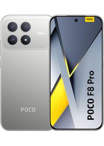 Xiaomi Smartphone "POCO F8 Pro", Energieeffizienz: A, titanium silber, 512 GB, Mobiltelefone, Smartphone
