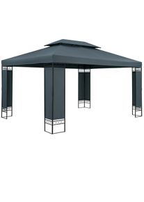 Casaria Pavillon Elda Anthrazit XXL 3x4m UV-Schutz 50+