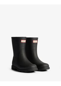 Gummistiefel Hunter "UNISEX DOWNPOUR SHORT INSULATED BOOT", Damen, Gr. 42, schwarz, Synthetik, Schuhe Gummistiefel, wasserdichte Winterschuhe, Snowboots, gef&uuml;ttert