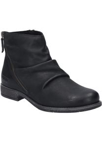 Stiefelette Josef Seibel "Sienna 10, schwarz", Damen, Gr. 37, schwarz, Obermaterial: 100% Rindsleder Leather cow., Schuhe Stiefelette