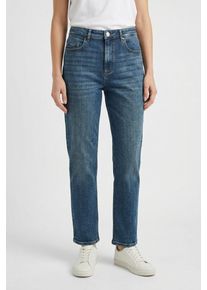 V&eacute;ro Moda Skinny-fit-Jeans VERO MODA "VMROSIE MR SLIM ANK J NOOS RA3047", Damen, Gr. S (36), L&auml;nge 34, dunkelblau denim, Denim/Jeans, Obermaterial: 99% Baumwolle, 1% Elasthan, unifarben, slim fit kn&ouml;chellang, Jeans Skinny-fit-Jeans