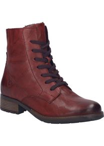 Stiefelette Josef Seibel "Kate 17, bordeaux", Damen, Gr. 41, rot (bordeaux), Obermaterial: 100% Rindsleder Leather cow., Schuhe Stiefelette