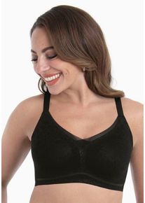 Bralette ANITA SINCE 1886, Damen, Gr. XL, N-Gr, schwarz, Obermaterial: 64% Polyamid, 36% Elasthan, unifarben, BHs Bralette, Verstellbare Tr&auml;ger, sportlich leichter Mesh Abschluss im Dekollet&eacute;.