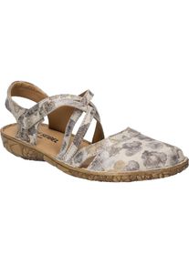 Sandale Josef Seibel "Rosalie 54, creme-multi", Damen, Gr. 40, beige (creme, multi), Obermaterial: 100% Rindsleder Leather cow., Schuhe Sandale