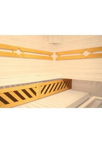 Sauna-R&uuml;ckenlehne Weka "Komfortpaket 3", beige (natur), Massivholz, R&uuml;ckenlehnen, Sauna-R&uuml;ckenlehne, 3-tlg.
