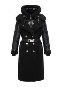 Wintermantel Navahoo "Wintermantel Kuscheltraum 14", Damen, Gr. S, schwarz, Obermaterial: 100% Polyester PES. Obermaterial: Futter: 100% Polyester PES. 100% Polyester PES., M&auml;ntel Wintermantel