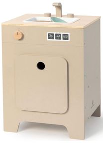 Kinder-Geschirrsp&uuml;ler Musterkind "Geschirrsp&uuml;ler Mix & Match, warmgrau/natur", grau (warmgrau, natur), Spielzeug-Haushaltsger&auml;te, KinderB:35cm H:55cm T:31,5cm, Holz, Kinder-Geschirrsp&uuml;ler, B:35cm H:55cm T:31,5cm