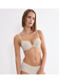B&uuml;gel-BH Triumph "Body Make-Up Illusion", Damen, Gr. 90, Cup B, beige (satin cream), Microtouch, Obermaterial: 48% Polyamid, 37% Polyester, 15% Elasthan, Basic, BHs B&uuml;gel-BH, Komfortb&uuml;gel f&uuml;r leichten Halt