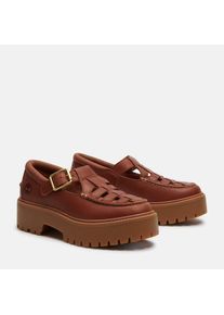 Bootsschuh Timberland "STONE STREET BUCKLE SHOE", Damen, Gr. 41,5, rst full grain, Leder, Schuhe Bootsschuh, Buckle Schuh aus Timberland Premium Leder
