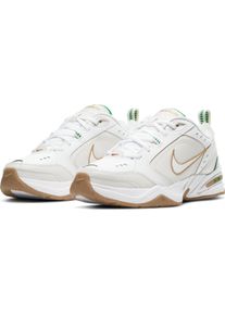 Sneaker Nike "AIR MONARCH IV", Herren, Gr. 41, wei&szlig;, metallic gold, phantom, lucky gr&uuml;n, Leder, Synthetik, Schuhe Sneaker