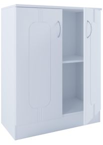 Kommode Vcm "Holz Kommode Sideboard Anrichte Balia 2 Dreht&uuml;ren", wei&szlig;, B:70cm T:36cm, Sideboards, Kommode