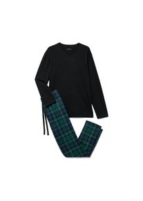 Tchibo - Pyjama-Set - Herren - Gr. M - schwarz/kariert