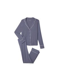 Tchibo - Pyjama-Set - Damen - Gr. M - blau