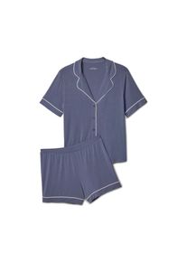 Tchibo - Shorty-Pyjama-Set - Damen - Gr. XL - wei&szlig;