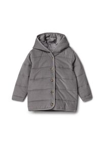 Tchibo - Kinder-Cord-Steppjacke - Gr. 110/116 - dunkelgrau
