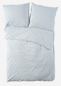 bonprix &Aacute;gyneműhuzat hull&aacute;mkrepp anyagb&oacute;l, sz&uuml;rke, 1x 80/80 cm, 1x 135/200 cm