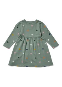 Tchibo - Kinder-Jerseykleid - M&auml;dchen - Gr. 110/116 - gr&uuml;n