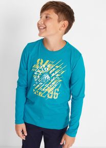 bonprix Bluză cu m&acirc;neci lungi din bumbac organic 100% (set/2 buc.), negru, 176/182