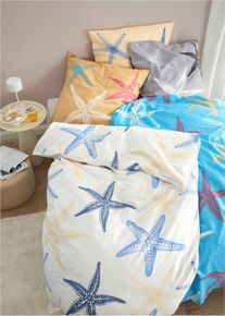 bonprix Lenjerie de pat din mix de bumbac, alb, 1x 80/80 cm, 1x 135/200 cm