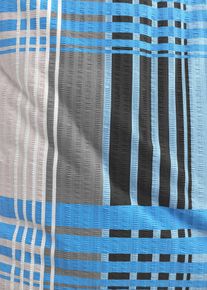 bonprix &Aacute;gyneműhuzat hull&aacute;mkrepp anyagb&oacute;l, k&eacute;k, 1x 80/80 cm, 1x 155/220 cm