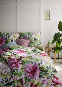 bonprix Lenjerie de pat din mix de bumbac, multicolor, 1x 80/80 cm, 1x 135/200 cm