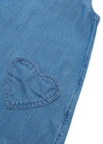 bonprix Sukienka jeansowa Tom Tailor z czystej bawełny, niebieski, 128/134