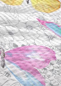 bonprix Lenjerie de pat din material seersucker, alb, 1x 80/80 cm, 1x 135/200 cm