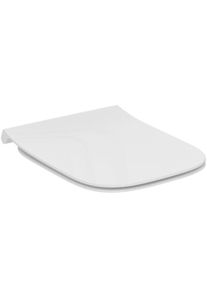 Ideal Standard i.life A WC-Sitz T481201 ohne Softclose, 36x44,5x4,5cm, Sandwich, Wei&szlig; Gl&auml;nzend