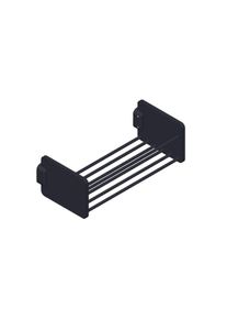 Giese Duschkorb 11224-14 90 x 125 x 276 mm, kurz schwarz matt