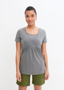 bonprix 2-in-1 Umstands- und Stillshirts (2er Pack​), rosa, Gr.48/50 (XL), T-Shirts mit Stillfunktion f&uuml;r die Schwangerschaft und danach, 95% Baumwolle