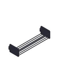 Giese Duschkorb 11226-14 90 x 125 x 426 mm, lang , schwarz matt
