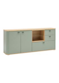 Sideboard Lagos Salbeigr&uuml;n/Eiche Artisan