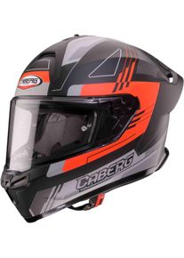 CABERG Roxter Colt, full face helmet , color: Matt Black/Grey/Neon-Orange , size: L