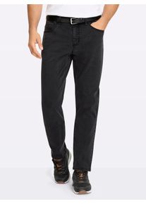 Marco Donati Herren 5-Pocket-Jeans mit Crinkle-Effekten in graphit-denim ,Gr&ouml;&szlig;e 48, Witt, 56% Baumwolle, 19% Polyester, 14% Lyocell, 10% Viskose, 1% Elasthan