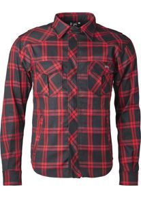 GMS-Moto Jaguar Neo, shirt/textile jacket , color: Black/Red , size: 3XL