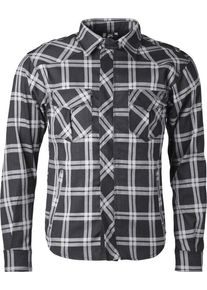 GMS-Moto Jaguar Neo, chemise/veste textile , couleur: Noir/Blanc , taille: 5XL