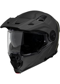iXS Venture 1.0, kask typu flip up , kolor: Matowy Ciemnoszary/Czarny , rozmiar: L