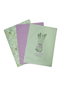 Tchibo - Ścierki do naczyń - kolor: zielony