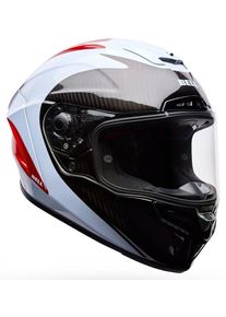 Bell Race Star DLX Flex Fluid, casque int&eacute;gral , couleur: Noir/Blanc/Rouge , taille: S