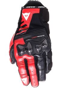 Dainese Reacto Carbon Short, gants , couleur: Noir/Rouge N&eacute;on , taille: L