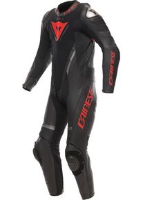 Dainese Demon Sprint, combinaison en cuir 1pcs. , couleur: Noir/Rouge N&eacute;on , taille: 50