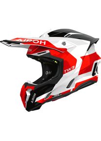 Airoh Twist 3 Fancy, kask motocrossowy , kolor: Czerwony/Biały/Czarny , rozmiar: XXL