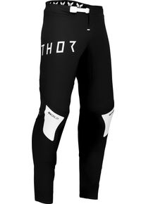 Thor Sportmode Strike, pantalon en textile , couleur: Noir/Blanc , taille: 33