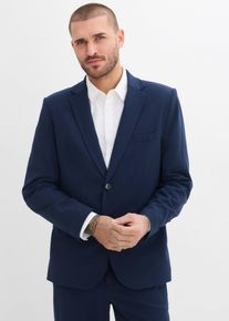 Stretchig kavaj modern passform - bl&aring; - storlek 46 - bonprix